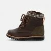 Friboo BOOTIES - Schnürstiefelette - Dark Brown, Kinder -Günstiges FRIBOO Geschäft 058ce3d229804933b5a3866890b0de4e