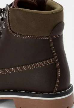 Friboo BOOTIES - Schnürstiefelette - Dark Brown, Kinder -Günstiges FRIBOO Geschäft 1835543b99ac42e1a6d67cb20d8e8f78
