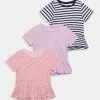 Friboo PEPLUM HEM TEE 3 PACK - T-Shirt Print - Pink - 402_purple - 404_dark Blue - 503, Kinder 1 Friboo PEPLUM HEM TEE 3 PACK - T-Shirt Print - Pink - 402_purple - 404_dark Blue - 503, Kinder -Günstiges FRIBOO Geschäft 1a6045a7da36400a8385b1332054c1da
