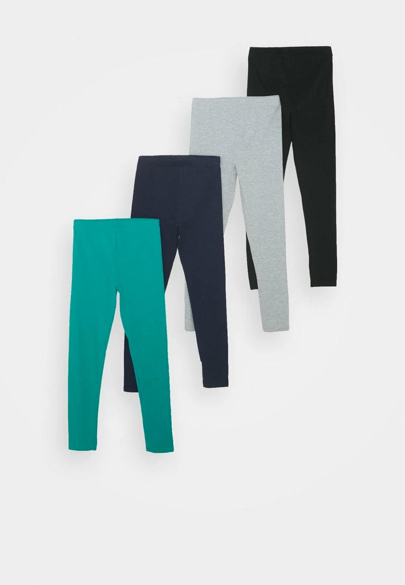 Friboo 4 PACK - Leggings - Hosen - Turquoise/black/light Grey, Kinder 3 Friboo 4 PACK - Leggings - Hosen - Turquoise/black/light Grey, Kinder