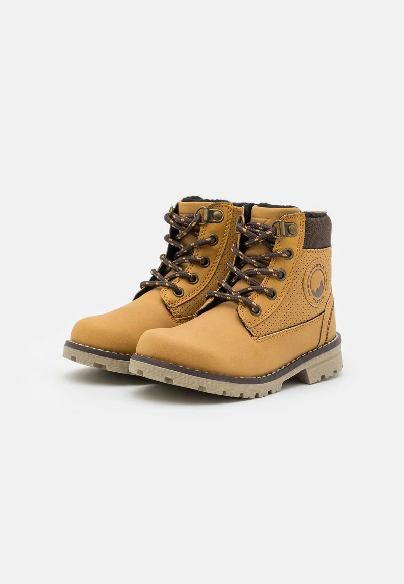 Friboo Schnürstiefelette - Camel, Kinder 4 Friboo Schnürstiefelette - Camel, Kinder – Bild 2