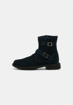 Friboo LEATHER - Stiefelette - Dark Blue, Kinder