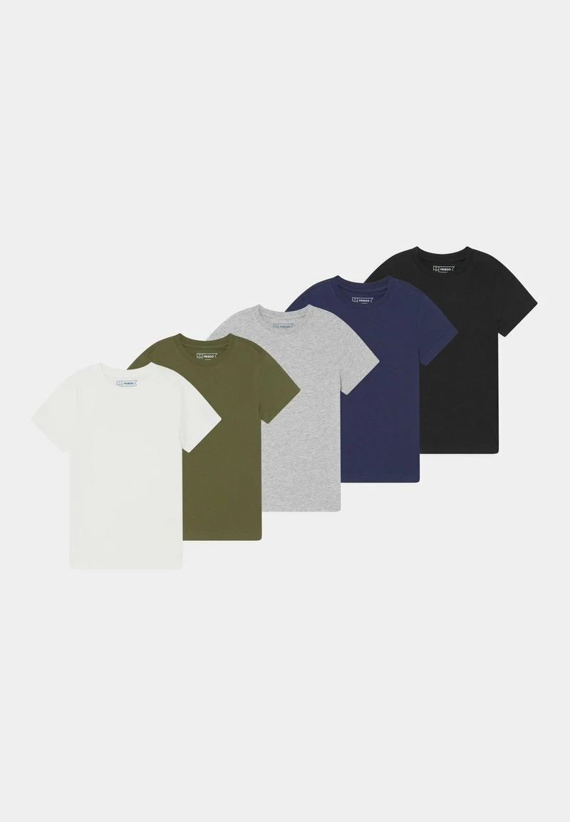 Friboo 5 PACK - T-Shirt Basic - Multi-coloured, Kinder 3 Friboo 5 PACK - T-Shirt Basic - Multi-coloured, Kinder