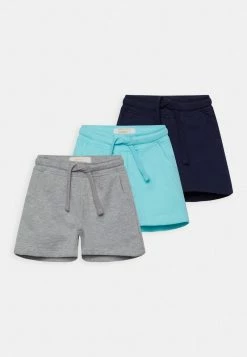 Friboo SOLID SPORT 3 PACK - Shorts - Grey / Dark Blue /turquoise, Kinder