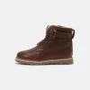 Friboo LEATHER - Schnürstiefelette - Dark Brown, Kinder -Günstiges FRIBOO Geschäft 5d0161f433074b1bb75ab9149d98b4f5