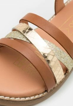 Friboo LEATHER - Riemensandalette - Cognac, Kinder -Günstiges FRIBOO Geschäft 7251aeb640ab4a00a35fdc3239e99051