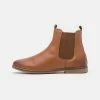 Friboo LEATHER BOOTIES - Stiefelette - Cognac, Kinder -Günstiges FRIBOO Geschäft 8341ccf522d34c04af76f6a29d9f2c14