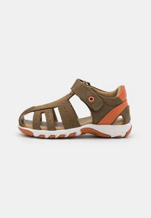 Friboo LEATHER - Riemensandalette - Khaki, Kinder -Günstiges FRIBOO Geschäft 94afd34a11964eebbb14b1575909b03e