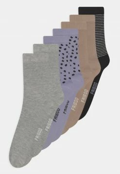 Friboo 7 PACK - Socken - Purple/tan/grey, Kinder