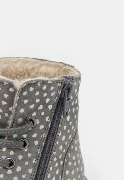 Friboo LEATHER - Schnürstiefelette - Light Grey, Kinder -Günstiges FRIBOO Geschäft 990ea5ec6f204e62b9048b51e772bf49