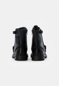 Friboo LEATHER BOOTIES - Schnürstiefelette - Black, Kinder -Günstiges FRIBOO Geschäft b0b5517730d3445d85c507f32b72ce62