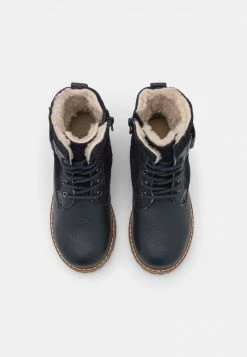 Friboo LEATHER - Schnürstiefelette - Dark Blue, Kinder -Günstiges FRIBOO Geschäft b1075b577a0c4f17987c340e57f3d96c