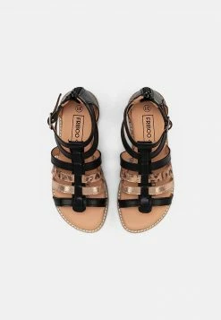 Friboo LEATHER - Riemensandalette - Black, Kinder -Günstiges FRIBOO Geschäft b81f342ff57545de9d1fbbf502a57b0f