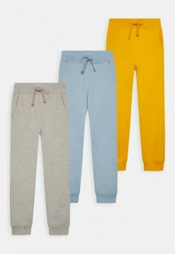 Friboo 3 PACK BASIC BOYS SWEATPANTS - Jogginghose - Grey, Ochre, Blue, Kinder