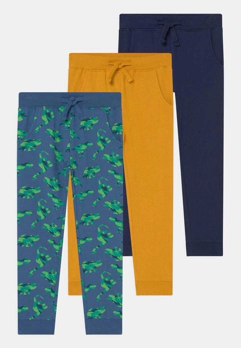 Friboo 3 PACK - Stoffhose - Ochre/blue/dark Blue, Kinder 3 Friboo 3 PACK - Stoffhose - Ochre/blue/dark Blue, Kinder