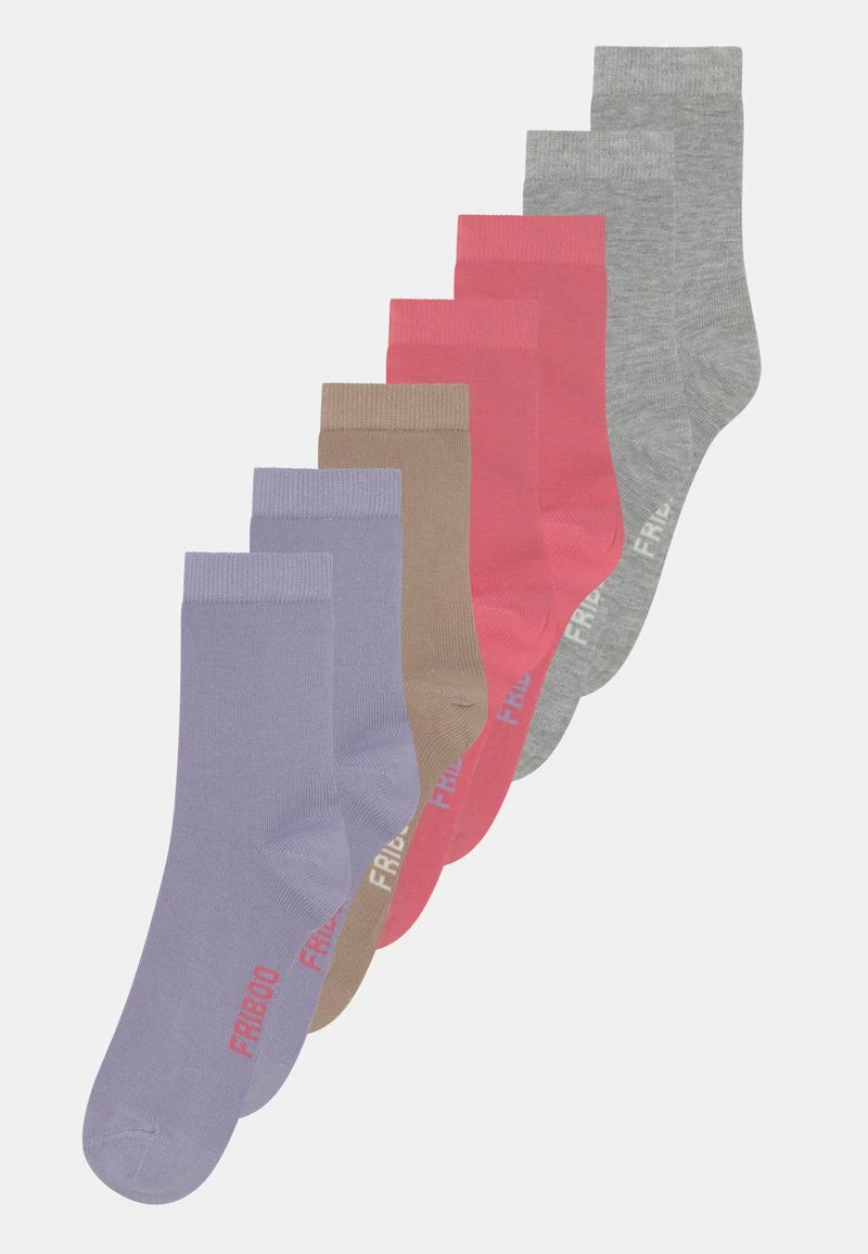 Friboo 7 PACK - Socken - Grey/red/khaki, Kinder 3 Friboo 7 PACK - Socken - Grey/red/khaki, Kinder