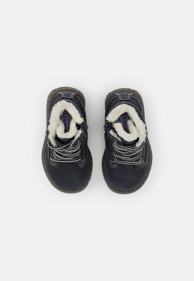 Friboo LEATHER BOOTIES - Schnürstiefelette - Dark Blue, Kinder 6 Friboo LEATHER BOOTIES - Schnürstiefelette - Dark Blue, Kinder – Bild 4