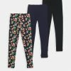 Friboo BASIC GIRLS 3 PACK - Leggings - Hosen - Navy, Kinder