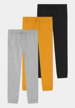 Friboo 3 PACK - Stoffhose - Grey/yellow/black, Kinder