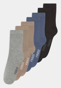 Friboo 7 PACK UNISEX - Socken - Tan/black/grey