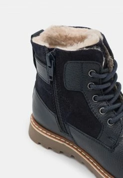 Friboo LEATHER - Schnürstiefelette - Dark Blue, Kinder -Günstiges FRIBOO Geschäft e073c4215c58405091f384228d22a137