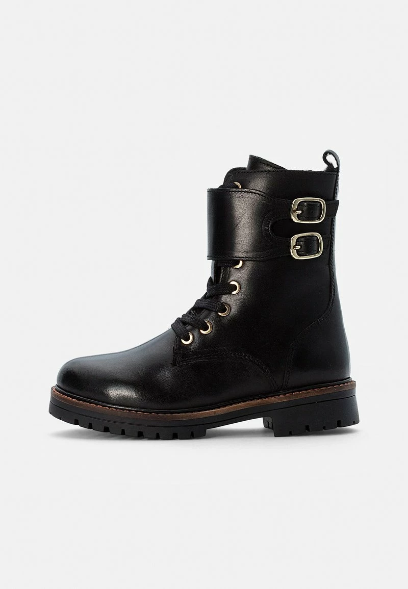 Friboo LEATHER BOOTIES - Schnürstiefelette - Black, Kinder 3 Friboo LEATHER BOOTIES - Schnürstiefelette - Black, Kinder