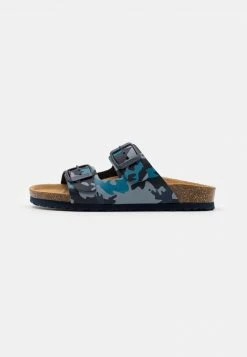Friboo Pantolette Flach - Dark Blue, Kinder