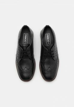 Friboo LEATHER - Schnürer - Black, Kinder -Günstiges FRIBOO Geschäft ed67b06ef3d647c5b8fa6ff3458e2d88