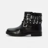 Friboo LEATHER BOOTIES - Cowboy-/Bikerstiefelette - Black, Kinder -Günstiges FRIBOO Geschäft fb963ba87e5940a0903ff4b044e9f48a